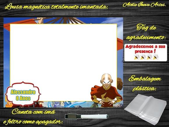 Lousa Magnética Avatar com Embalagem