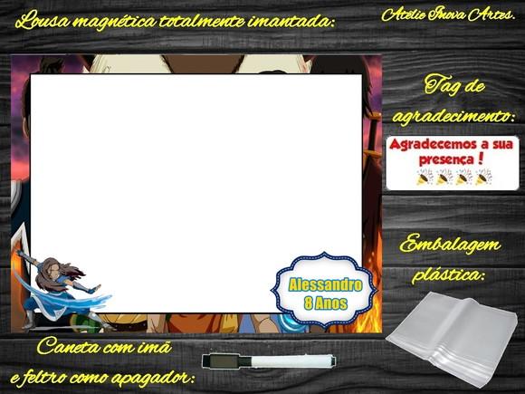 Lousa Magnética Avatar com Embalagem