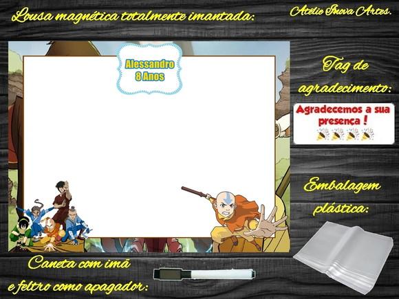 Lousa Magnética Avatar com Embalagem