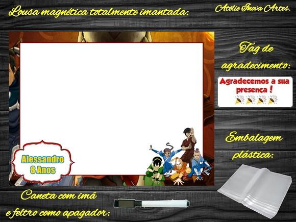 Lousa Magnética Avatar com Embalagem