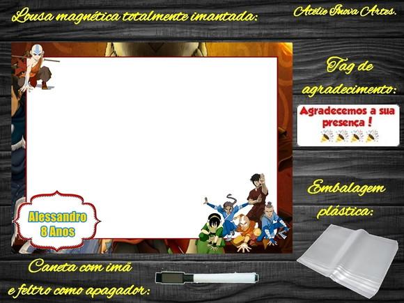 Lousa Magnética Avatar com Embalagem