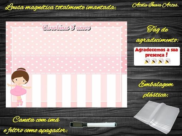 Lousa Magnética Bailarina com Embalagem