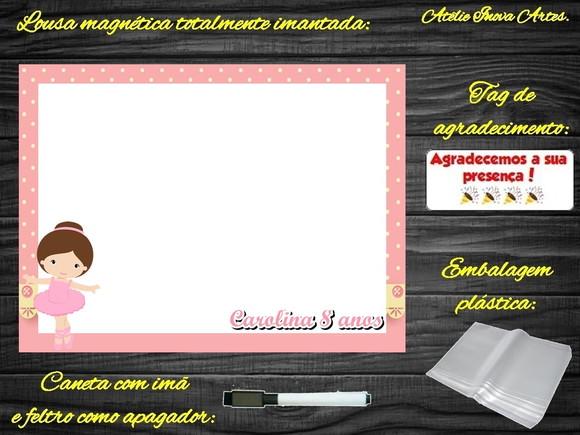 Lousa Magnética Bailarina com Embalagem