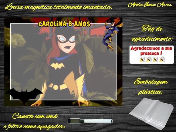 Lousa Magnética Batgirl com Embalagem