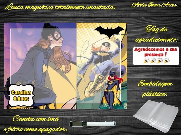 Lousa Magnética Batgirl com Embalagem