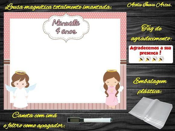 Lousa Magnética Batizado com Embalagem