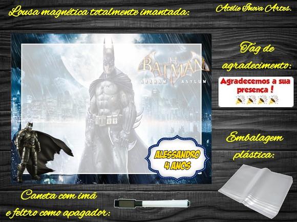 Lousa Magnética Batman com Embalagem