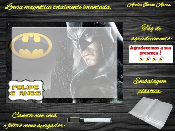 Lousa Magnética Batman com Embalagem