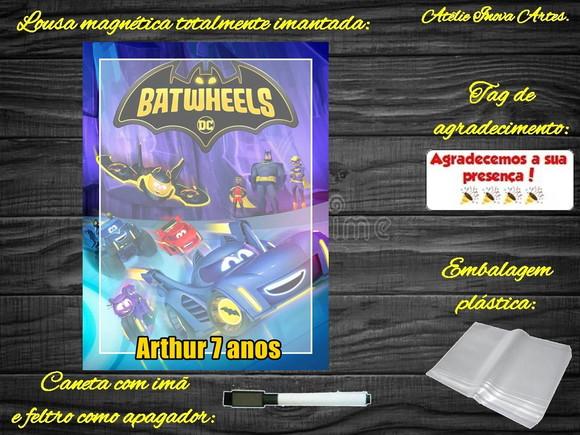 Lousa Magnética Batwheels com Embalagem