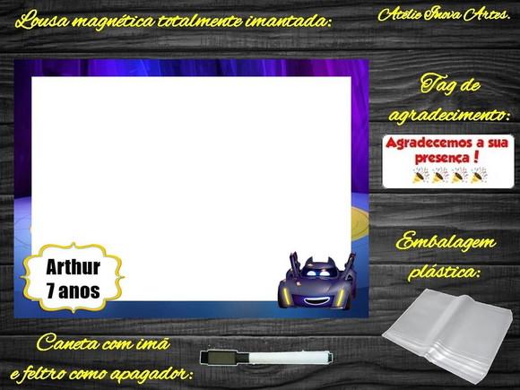 Lousa Magnética Batwheels com Embalagem