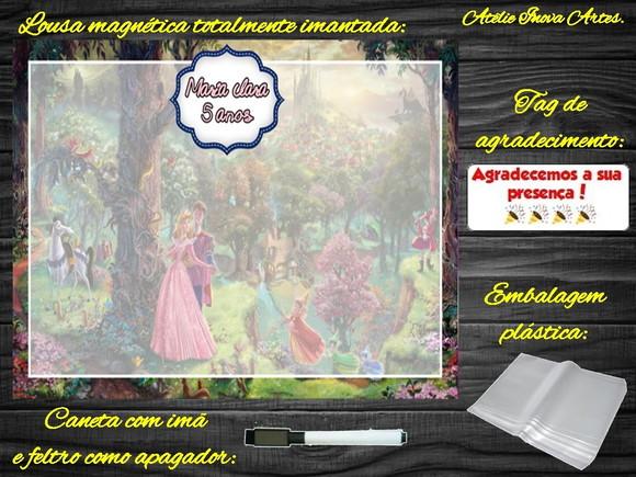 Lousa Magnética Bela Adormecida com Embalagem