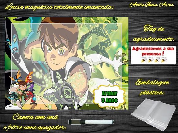 Lousa Magnética Ben 10 com Embalagem
