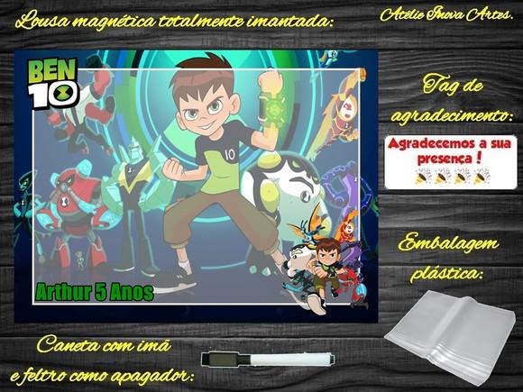 Lousa Magnética Ben 10 com Embalagem