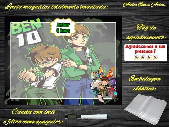 Lousa Magnética Ben 10 com Embalagem
