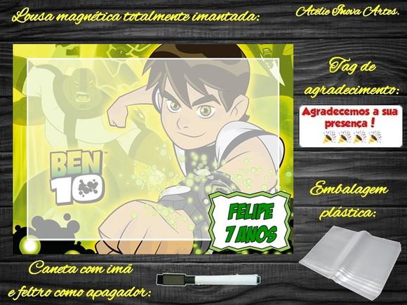 Lousa Magnética Ben 10 com Embalagem