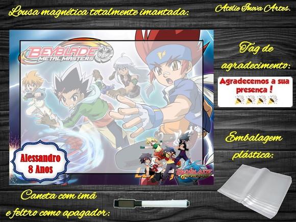 Lousa Magnética Beyblade com Embalagem