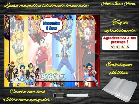Lousa Magnética Beyblade com Embalagem