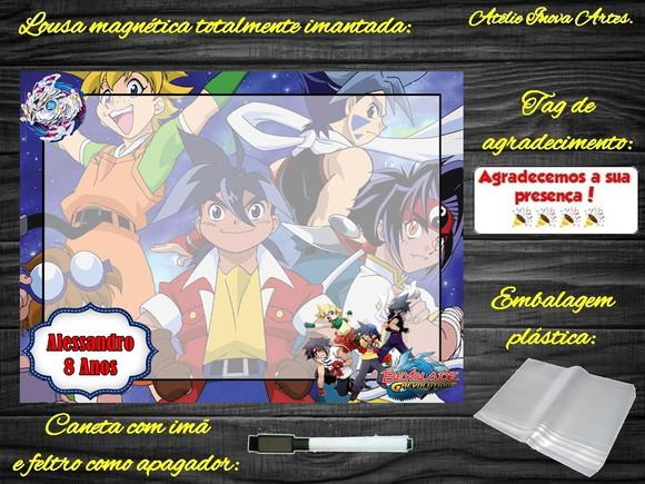 Lousa Magnética Beyblade com Embalagem