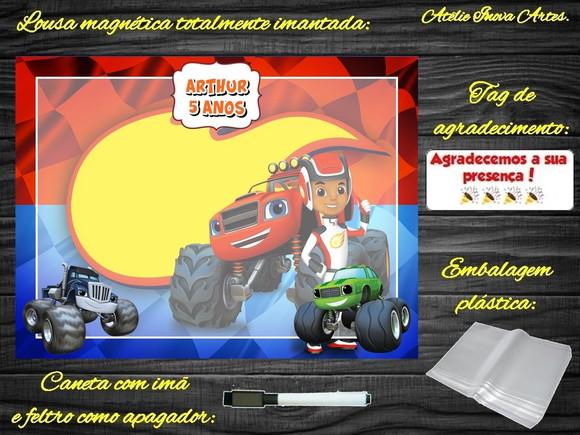 Lousa Magnética Blaze com Embalagem