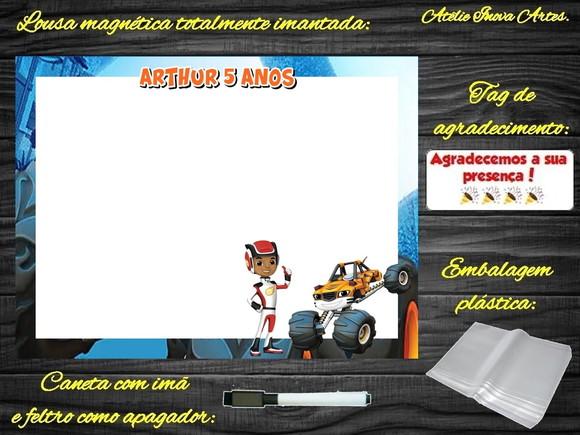 Lousa Magnética Blaze com Embalagem
