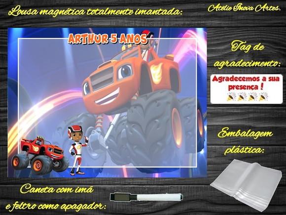 Lousa Magnética Blaze com Embalagem