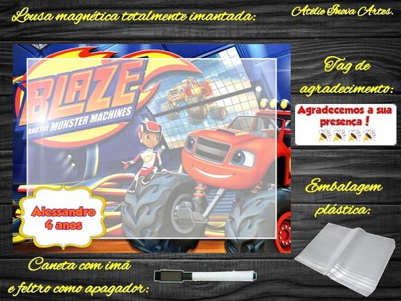 Lousa Magnética Blaze com Embalagem