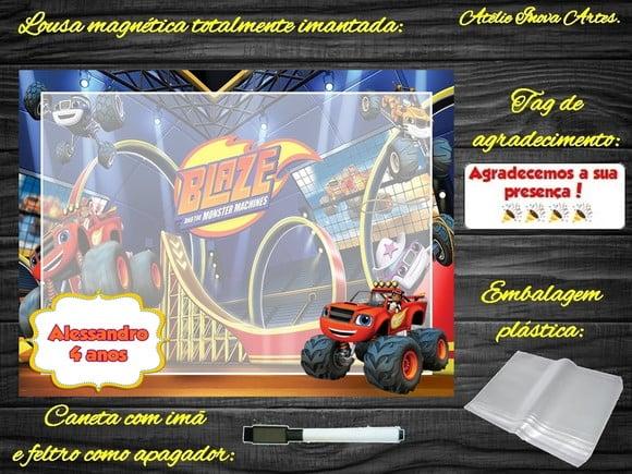 Lousa Magnética Blaze com Embalagem