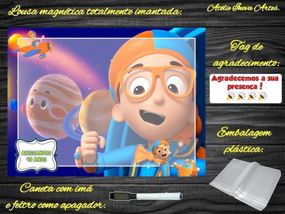 Lousa Magnética Blippi Wonders com Embalagem