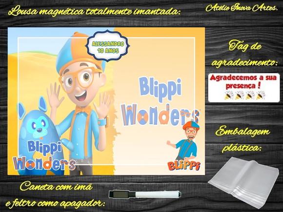 Lousa Magnética Blippi Wonders com Embalagem