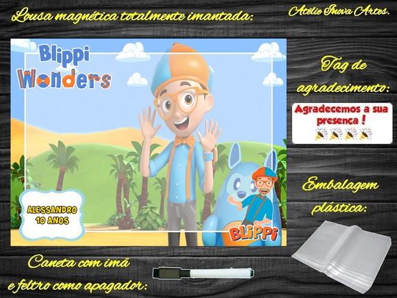 Lousa Magnética Blippi Wonders com Embalagem