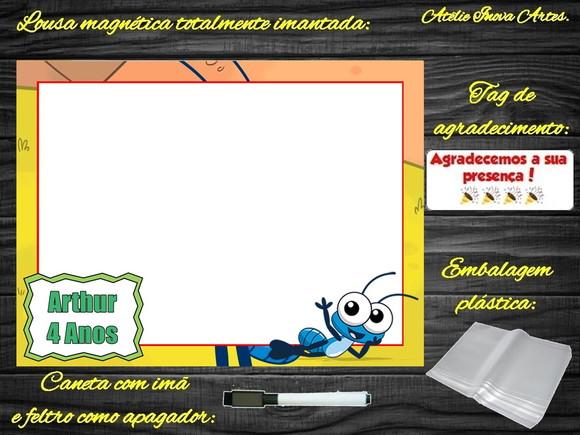 Lousa Magnética Bob Zoom com Embalagem