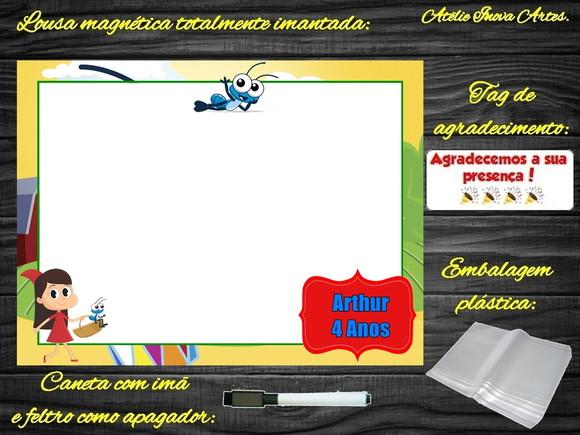 Lousa Magnética Bob Zoom com Embalagem