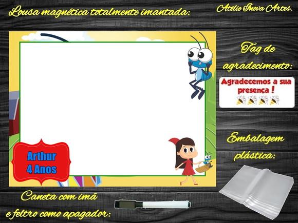 Lousa Magnética Bob Zoom com Embalagem
