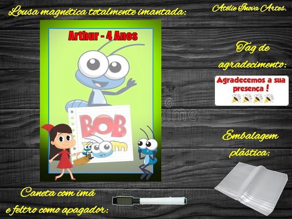Lousa Magnética Bob Zoom com Embalagem
