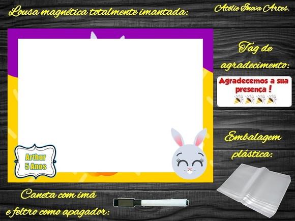 Lousa Magnética Bolofofos com Embalagem