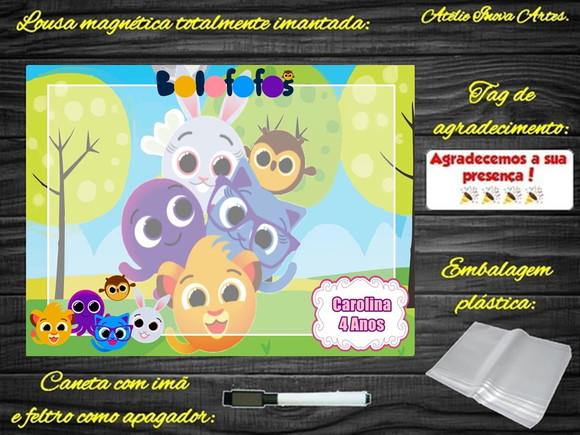 Lousa Magnética Bolofofos com Embalagem
