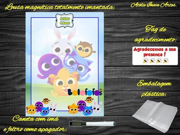 Lousa Magnética Bolofofos com Embalagem
