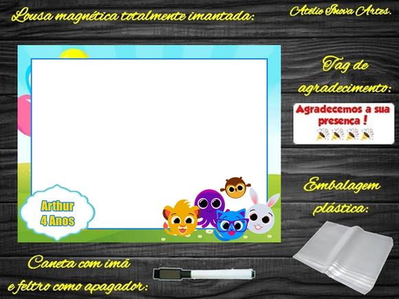 Lousa Magnética Bolofofos com Embalagem