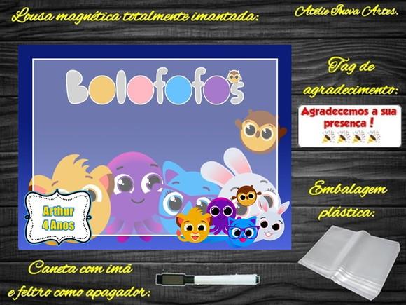 Lousa Magnética Bolofofos com Embalagem
