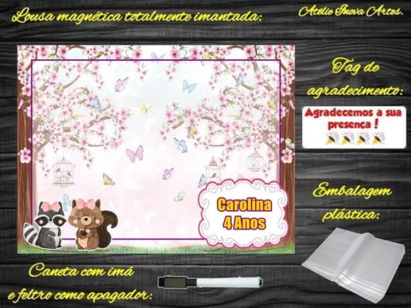 Lousa Magnética Bosque Encantado com Embalagem