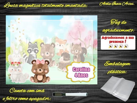 Lousa Magnética Bosque Encantado com Embalagem