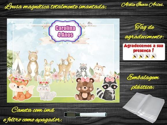 Lousa Magnética Bosque Encantado com Embalagem