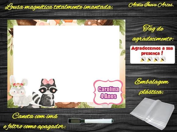 Lousa Magnética Bosque Encantado com Embalagem