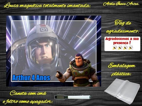 Lousa Magnética Buzz Lightyear com Embalagem