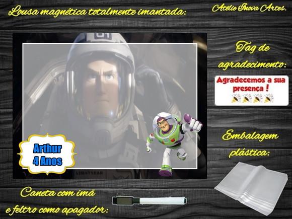 Lousa Magnética Buzz Lightyear com Embalagem