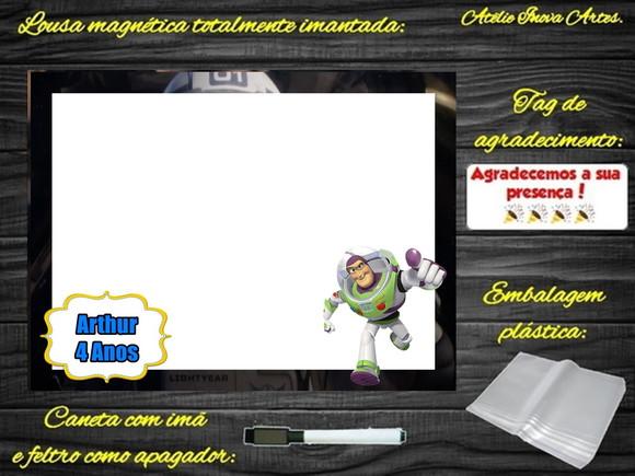 Lousa Magnética Buzz Lightyear com Embalagem