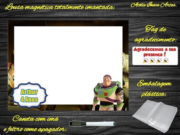 Lousa Magnética Buzz Lightyear com Embalagem