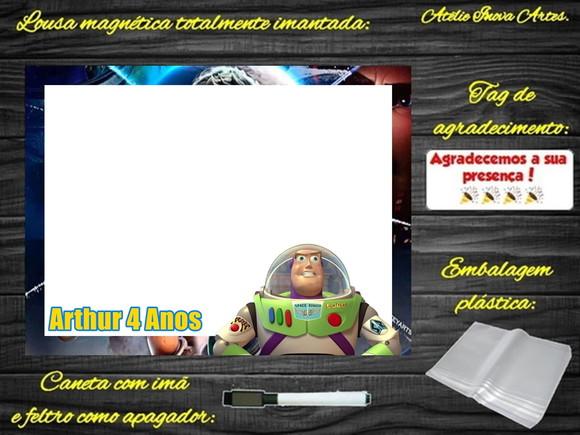 Lousa Magnética Buzz Lightyear com Embalagem