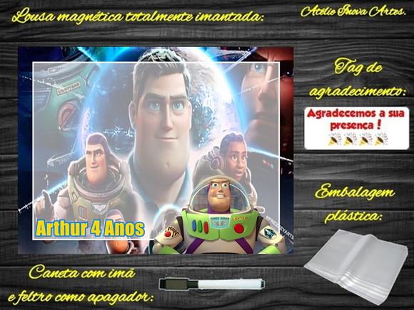 Lousa Magnética Buzz Lightyear com Embalagem