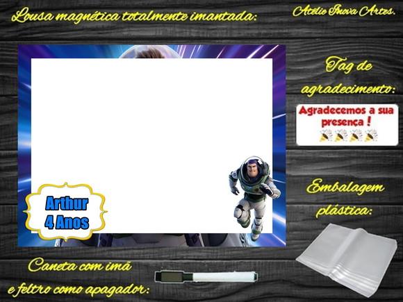 Lousa Magnética Buzz Lightyear com Embalagem